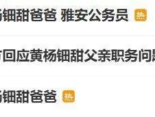 雅安纪委监委回应“黄杨钿甜耳环事件”：正在处理