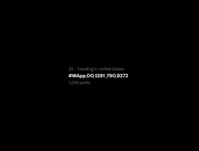 神秘的“WApp_OO_1281_79O_8272”趋势被解释