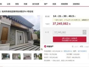 杭州一豪宅即将变卖，实际所有人为兰州一起特大套路贷案主犯，每年物业费高达10万
